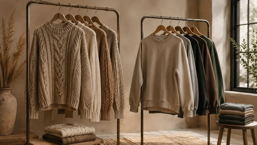 Difference Between a Sweater and a Sweatshirt