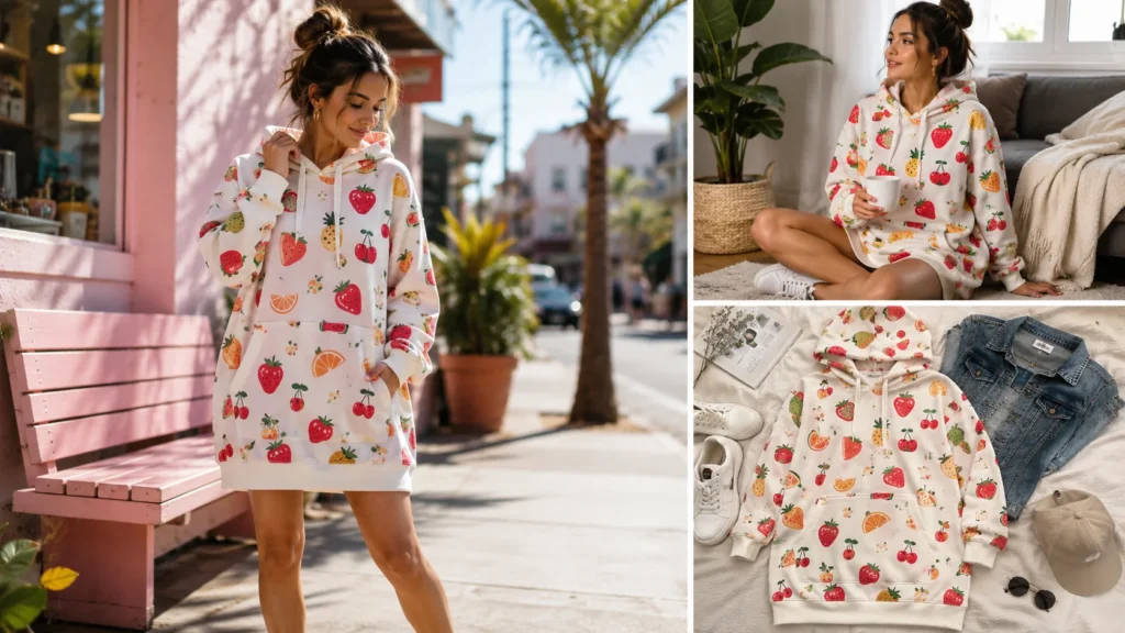 Hoodie Frutti Dress