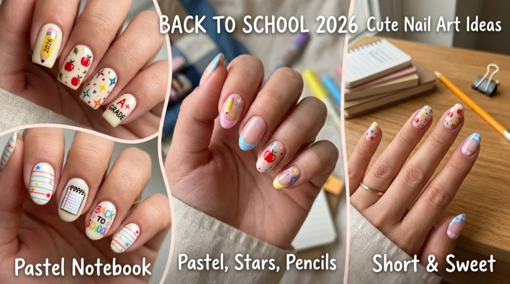 35 Cute Back to School Nail Designs for 2026