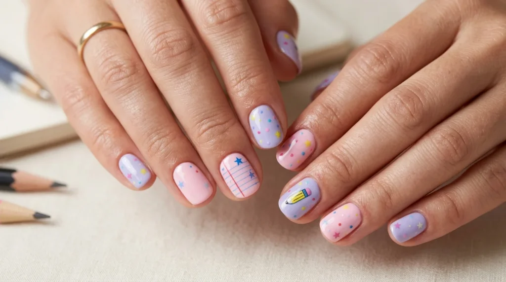 35 Cute Back to School Nail Designs for 2026