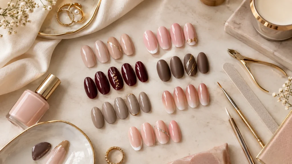 classy acrylic nails