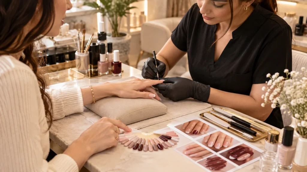 classy acrylic nails