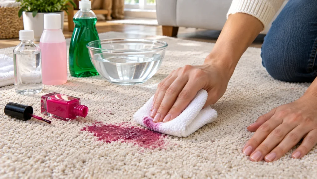 How Do You Get Nail Varnish Out of Carpet