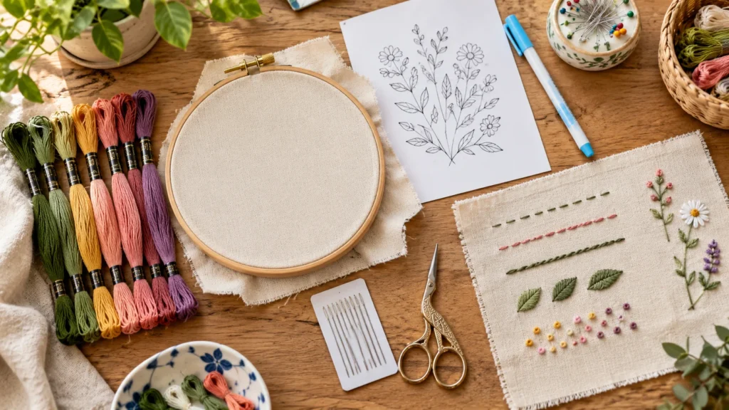 Hand Embroidery Art A Beginner's Guide to Stitching