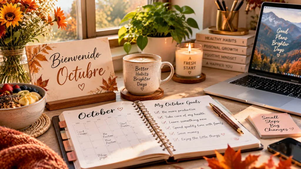 Bienvenido Octubre: Ideas, Phrases and Habits to Start the Month With Intention